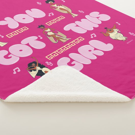 The Muses - You Got This Girl Sherpa Blanket Sherpa Deken (3/4)