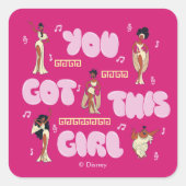 The Muses - You Got This Girl Square Sticker (Voorkant)