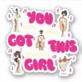 The Muses - You Got This Girl Sticker (Voorkant)