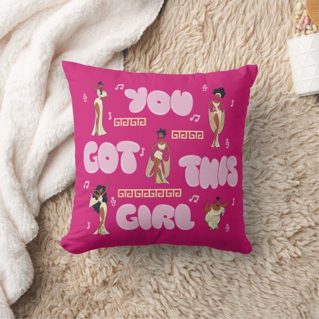 The Muses - You Got This Girl Throw Pillow Kussen (Deken)