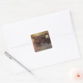 The Music Hall, c.1890 Vierkante Sticker (Envelop)