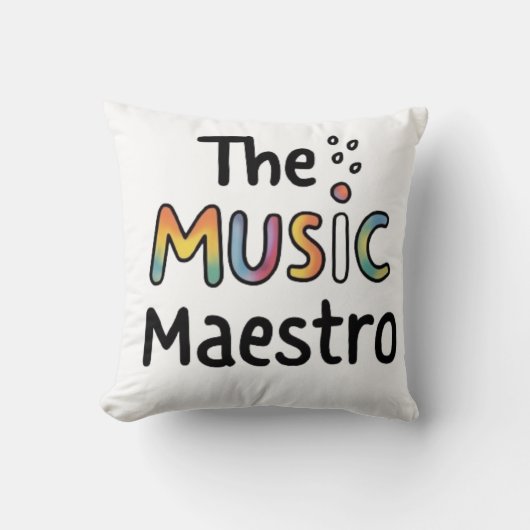 The Music Maestro Kussen (Voorkant)