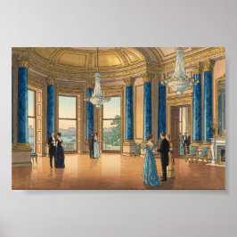 The Music Room of Buckingham Japanese Woodblock Pr Poster