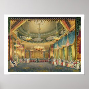 The Music Room, uit 'Uitzichten van het Royal Pavi Poster