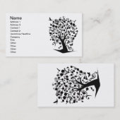 The_Music_Tree Visitekaartje (Voorkant / Achterkant)