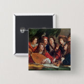 The Musical Society, 1688 Vierkante Button 5,1 Cm (Voorkant /achterkant)