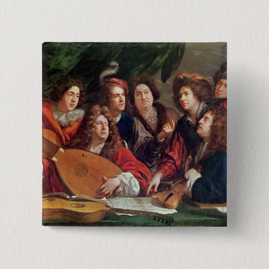 The Musical Society, 1688 Vierkante Button 5,1 Cm (Voorkant)