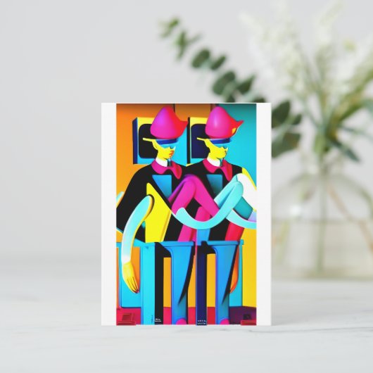 The Muster Drill Briefkaart (Staand voorkant)