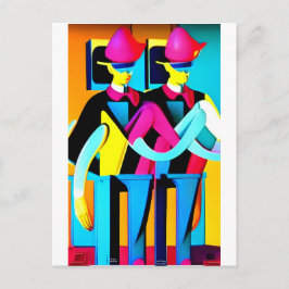 The Muster Drill Briefkaart