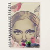 The "My Thoughts" Book Birds Butterflies Roos Jour Planner (Voorkant)