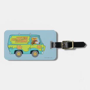 The Mystery Machine Right Side Bagagelabel