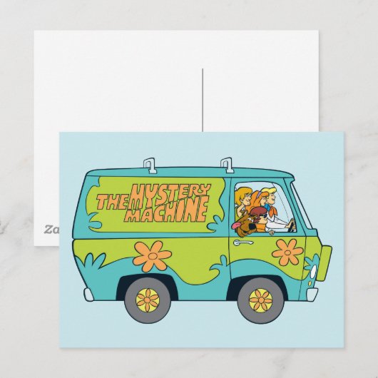 The Mystery Machine Right Side Briefkaart (Voorkant / Achterkant)