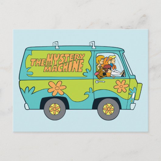 The Mystery Machine Right Side Briefkaart (Voorkant)
