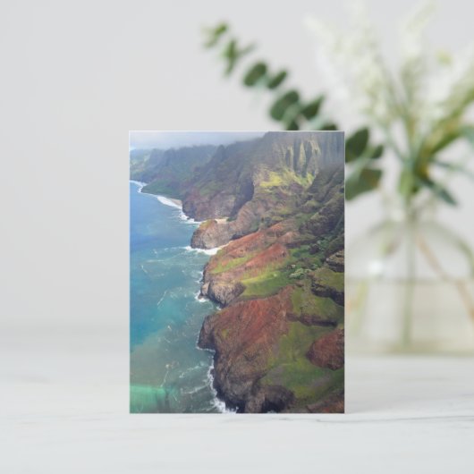 The Na Pali Coast - Island of Kauai, Hawaii Briefkaart (Staand voorkant)