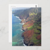 The Na Pali Coast - Island of Kauai, Hawaii Briefkaart (Voorkant / Achterkant)