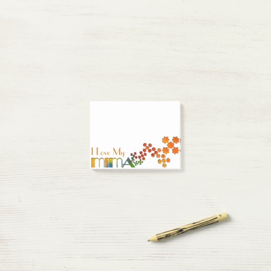 The Name Game - Mima Post-it® Notes (Op bureau)