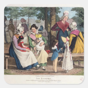 The Nannies, 1820 Vierkante Sticker