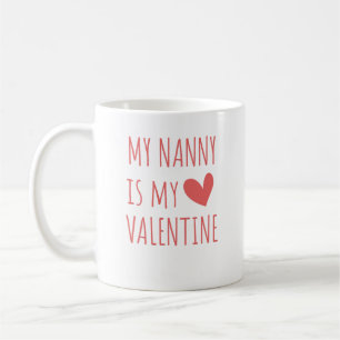 The Nanny is My Valentine Koffiemok