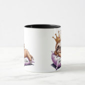 The Nap King - Een stijlvolle luiaard! Mok (Midden)