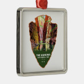 The Narrows Zion National Park Arrowhead Metalen Ornament (Rechts)