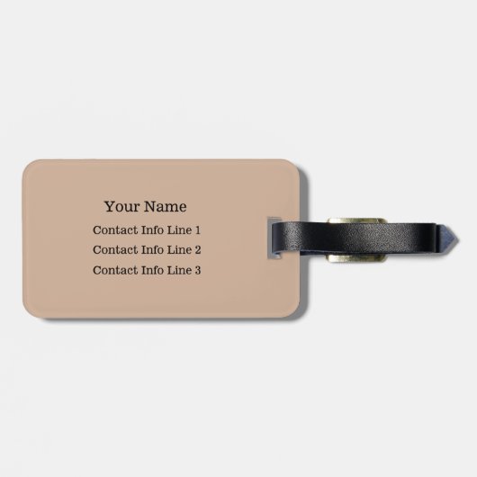 The Narrows, Zion National Park Custom Bagagelabel (Achterkant horizontaal)