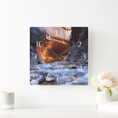 The Narrows Zion National Park Utah, Name Vierkante Klok (Huis)