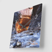 The Narrows Zion National Park Utah, Name Vierkante Klok (Hoek)