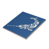 The Narwhal of Narwhals Tegeltje (Zijkant)