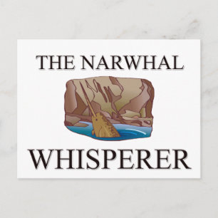 The Narwhal Whisperer Briefkaart