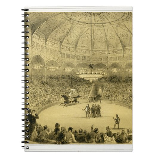 The National Circus, gepubliceerd door Auguste Bry Notitieboek (Voorkant)