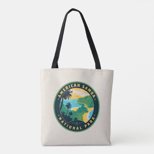 The National Park of American Samoa Tote Bag (Achterkant)