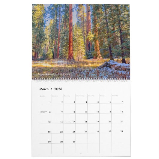 The National Parks Kalender (Mar 2026)
