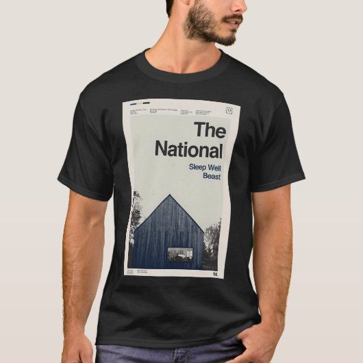 The National - Sleep Well Beast T-shirt (Voorkant)