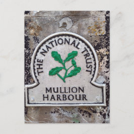 The National Trust - Mullion Harbour in Cornwall Briefkaart