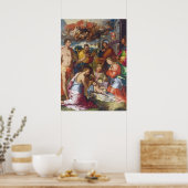 The Natitivity, 1534 (olie op het paneel) Poster (Keuken)