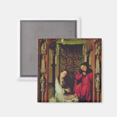 The Natitivity, left wing of a triptych, c.1496 Magneet (Voorkant / Achterkant)