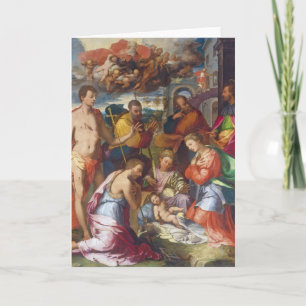 The Nativity, 1534 Feestdagen Kaart