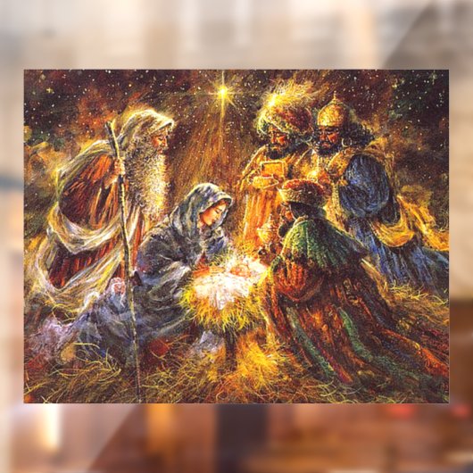 THE NATIVITY:  ADORATION OF THE MAGI RAAMSTICKER (Vel 2)