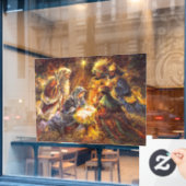 THE NATIVITY:  ADORATION OF THE MAGI RAAMSTICKER (Cafe Raam)