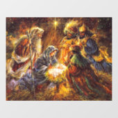 THE NATIVITY:  ADORATION OF THE MAGI RAAMSTICKER (Vel)