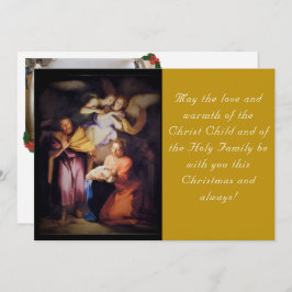 The Nativity Christmas Photo Feestdagenkaart