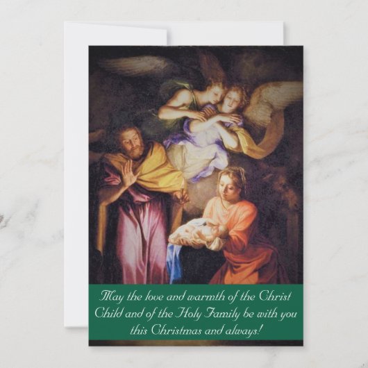 The Nativity Christmas Photo Feestdagenkaart (Voorkant)