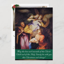 The Nativity Christmas Photo Feestdagenkaart