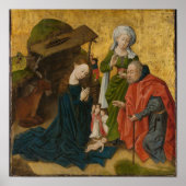 The Nativity, circa 1460 Poster (Voorkant)