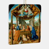 The Nativity, famous painting by Sandro Botticelli Keramisch Ornament (Rechts)
