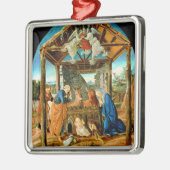 The Nativity, famous painting by Sandro Botticelli Metalen Ornament (Links)