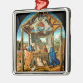 The Nativity, famous painting by Sandro Botticelli Metalen Ornament (Links)