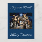 The Nativity of Baby Jesus Christmas Greetings Briefkaart (Voorkant)