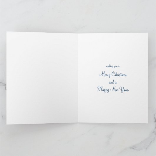 The Nativity of Baby Jesus Christmas Greetings Kaart (Binnen)