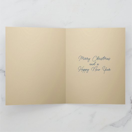 The Nativity of Baby Jesus Christmas Greetings Kaart (Binnen)